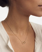 Eternity Circle Charm Necklace