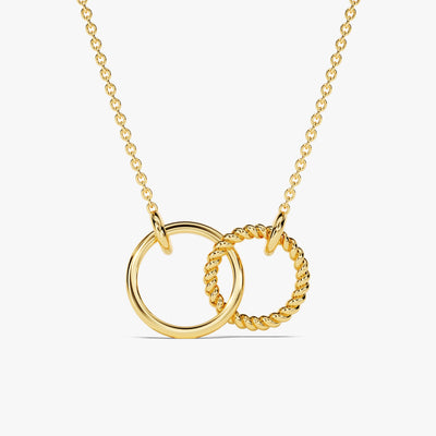 Eternity Circle Charm Necklace