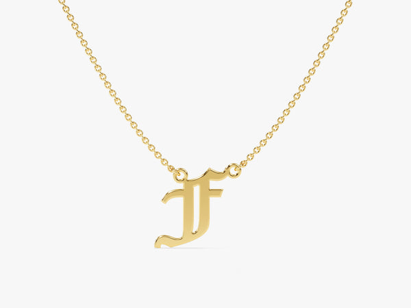 Cursive Initial Necklace