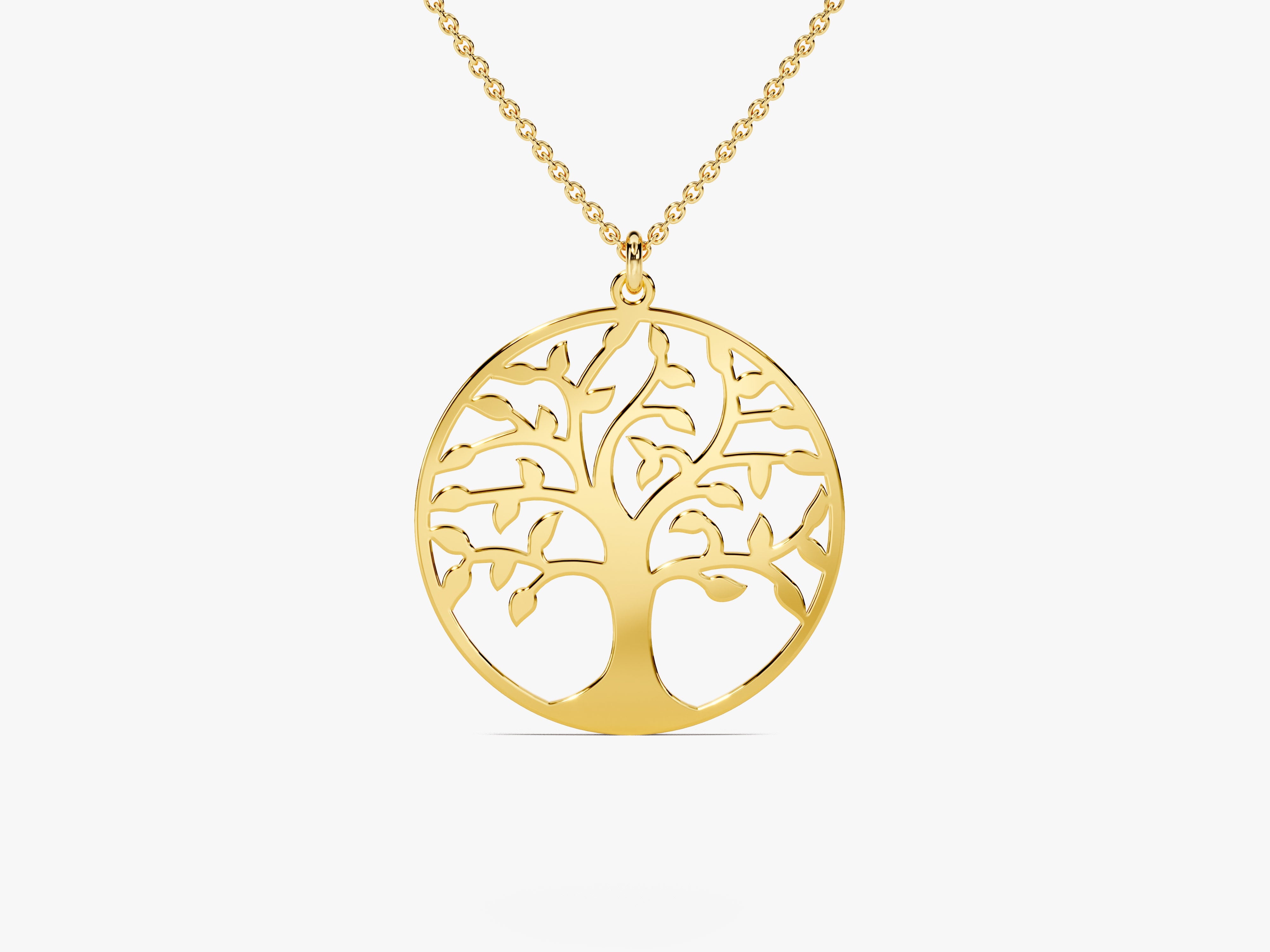 Gold Tree of Life necklace, elegant jewelry, fine craftsmanship