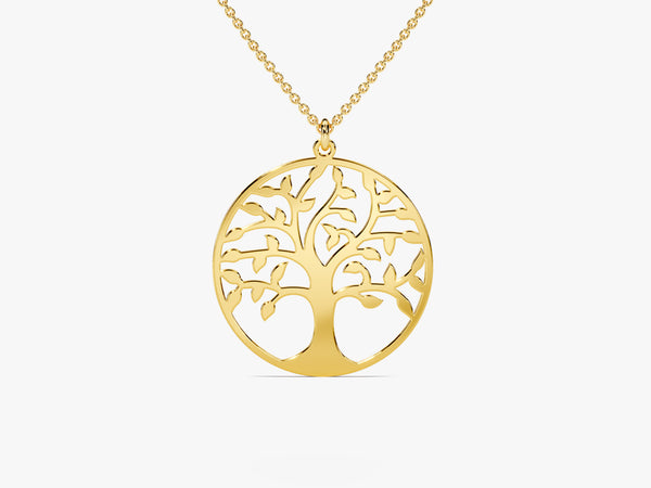 Tree of Life Necklace in 14k Solid Gold