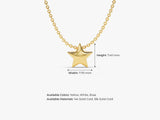 Mini Star Necklace in 14k Solid Gold