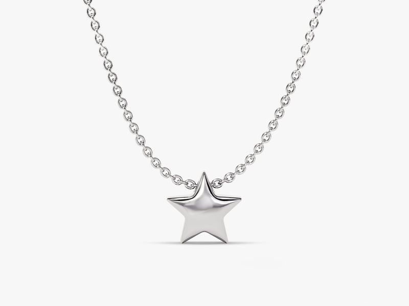 Mini Star Necklace in 14k Solid Gold