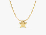 Mini Star Necklace in 14k Solid Gold