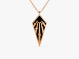 Celestial Pendant Necklace in 14k Solid Gold