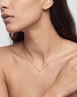 Mini Crescent Moon Necklace