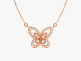Double Butterfly Necklace