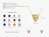 Tiger Birthstone Necklace