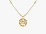 Diamond Charm Necklace in 14k Solid Gold