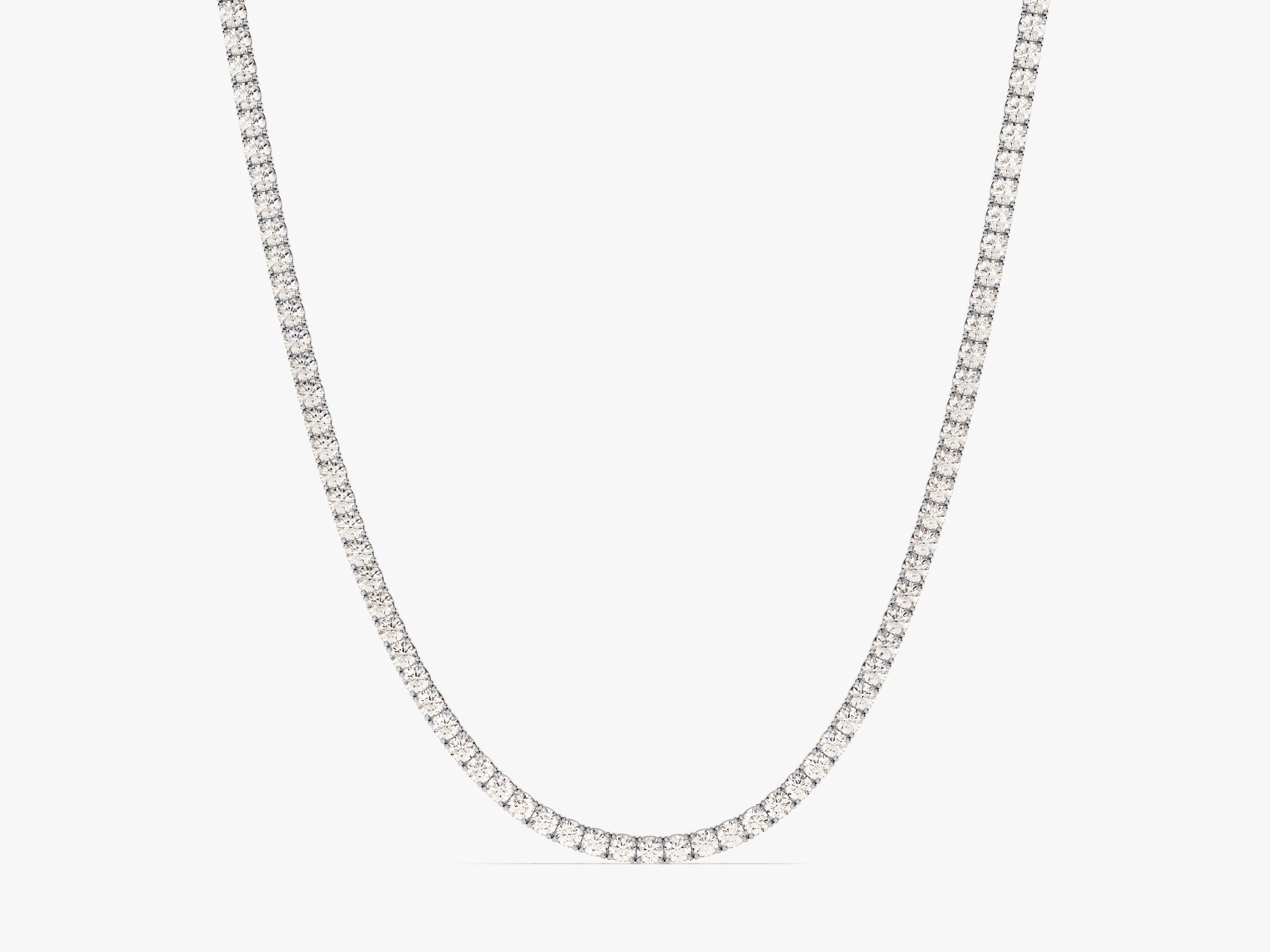 Lab Diamond Tennis Necklace (2.40 mm)