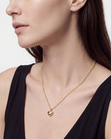 Heart Charm Necklace with Sparkle
