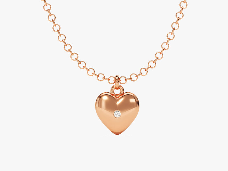 Heart Charm Necklace with