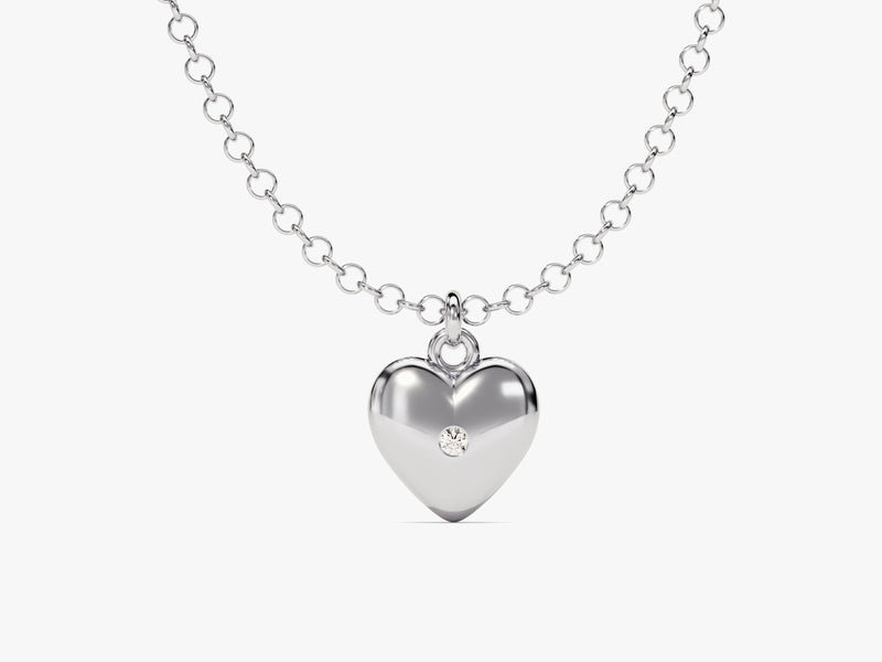 Heart Charm Necklace with