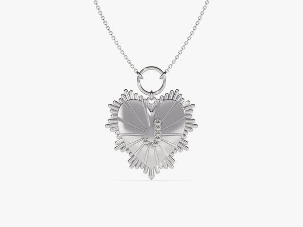Heart Initial Necklace