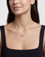 Interlocking Bold Hearts Necklace