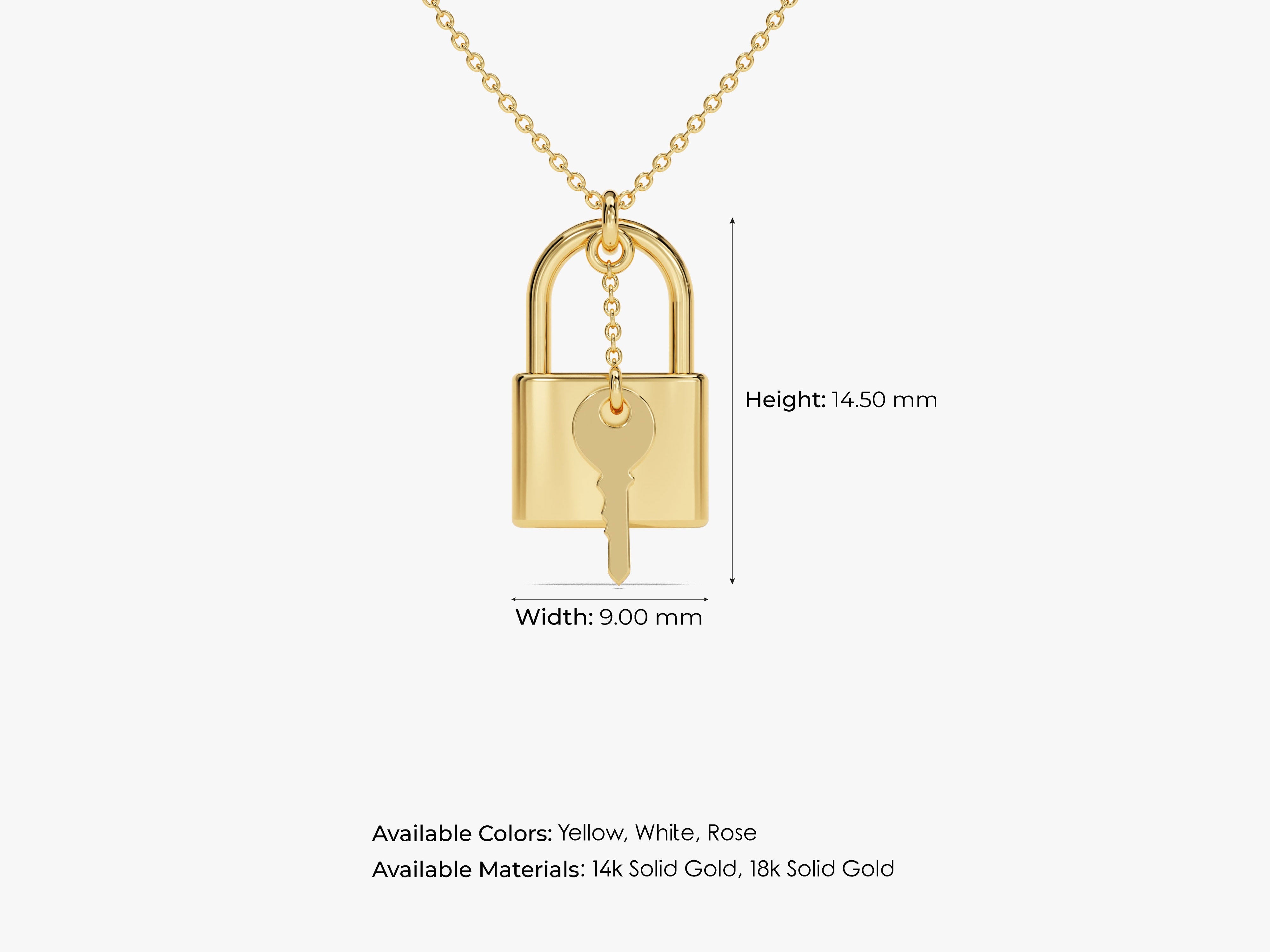 Lock & Key Necklace