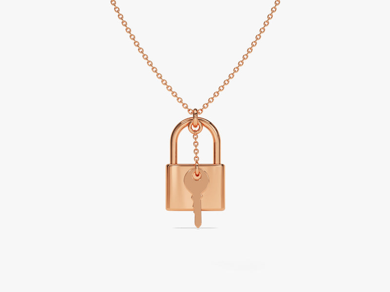 Lock Key Necklace - Main Image