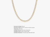 Lab Diamond Tennis Necklace (3.50 mm)