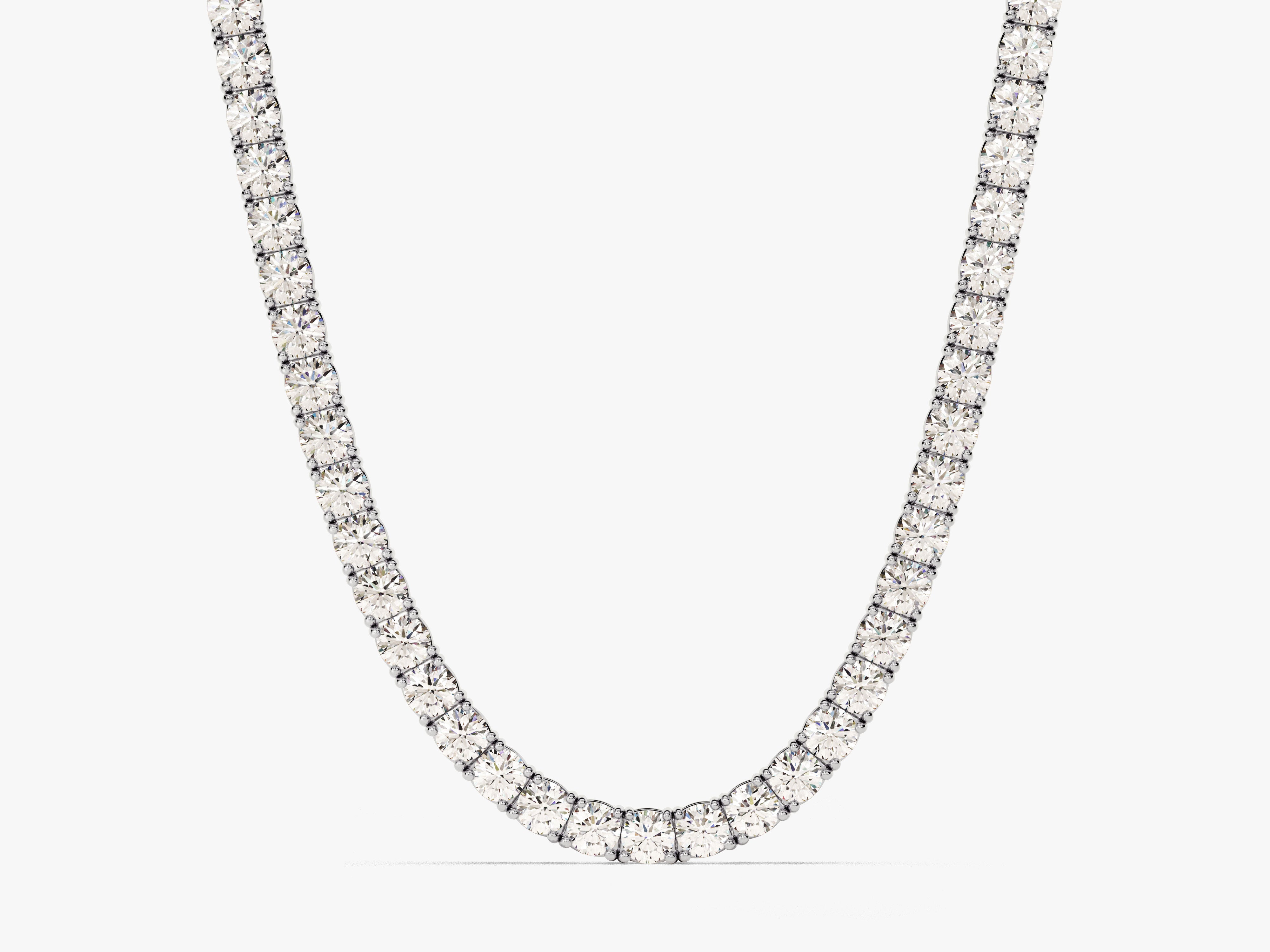 Diamond tennis necklace, luxury jewelry, fine craftsmanship