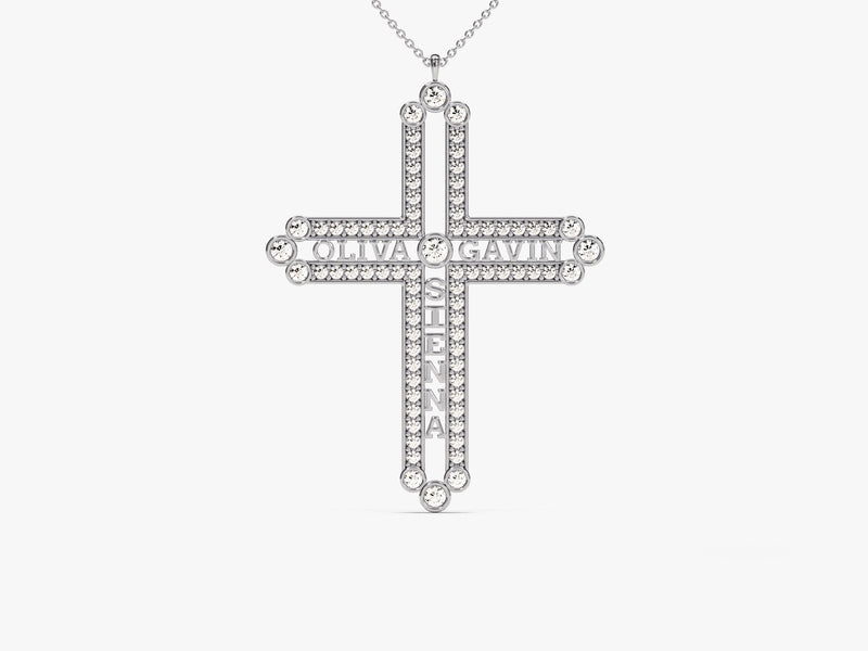 Cross Name Necklace