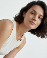 Black Enamel Butterfly Necklace