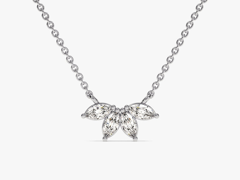 Marquise Crown Necklace