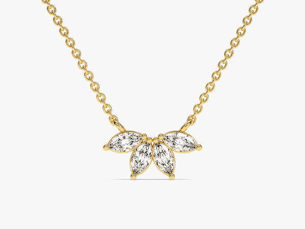 Marquise Crown Necklace