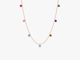 Drop Birthstone Necklace