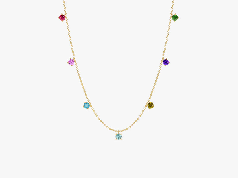 Drop Birthstone Necklace