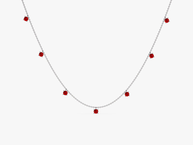 Drop Birthstone Necklace