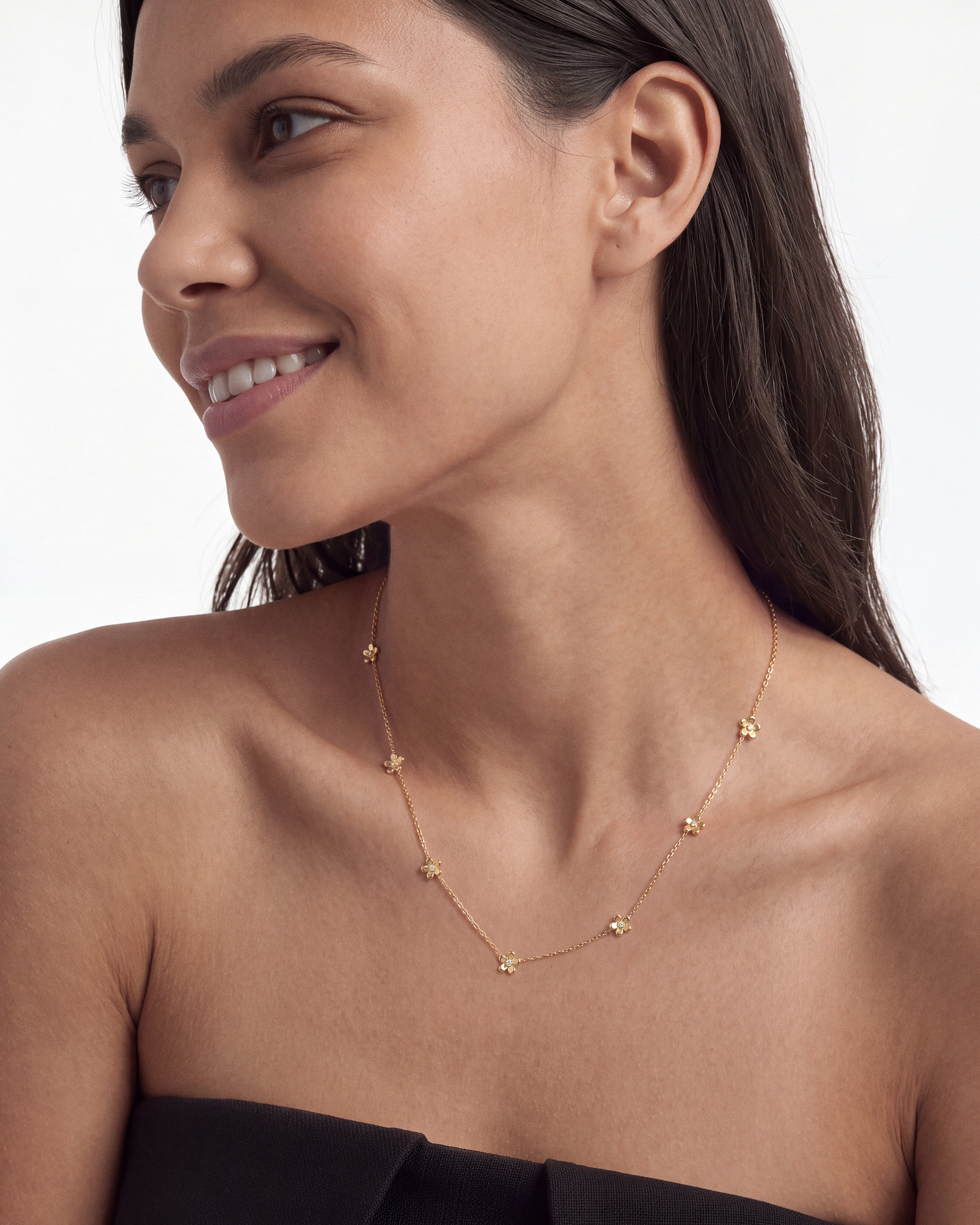 Flower Station Necklace