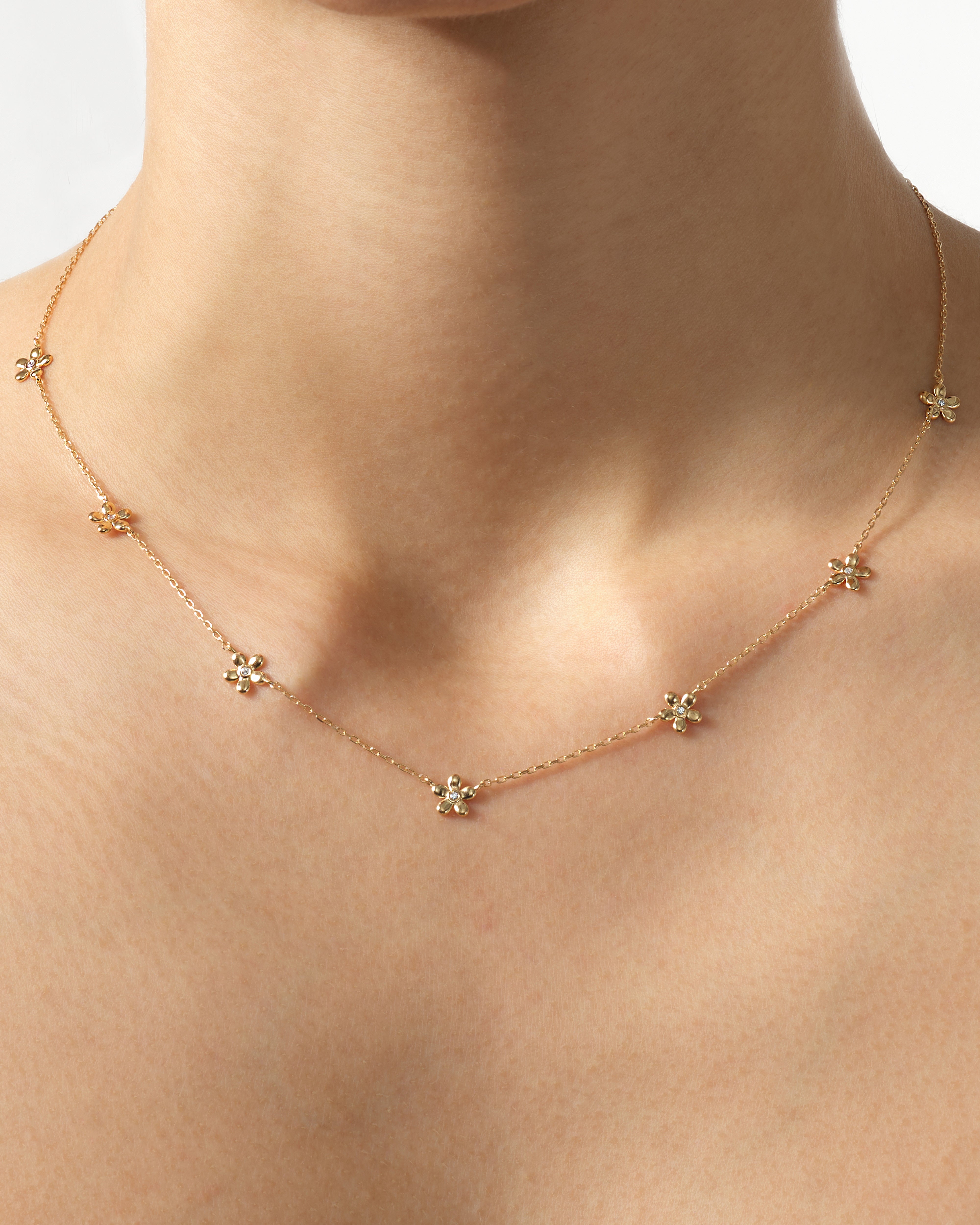 Flower Station Necklace