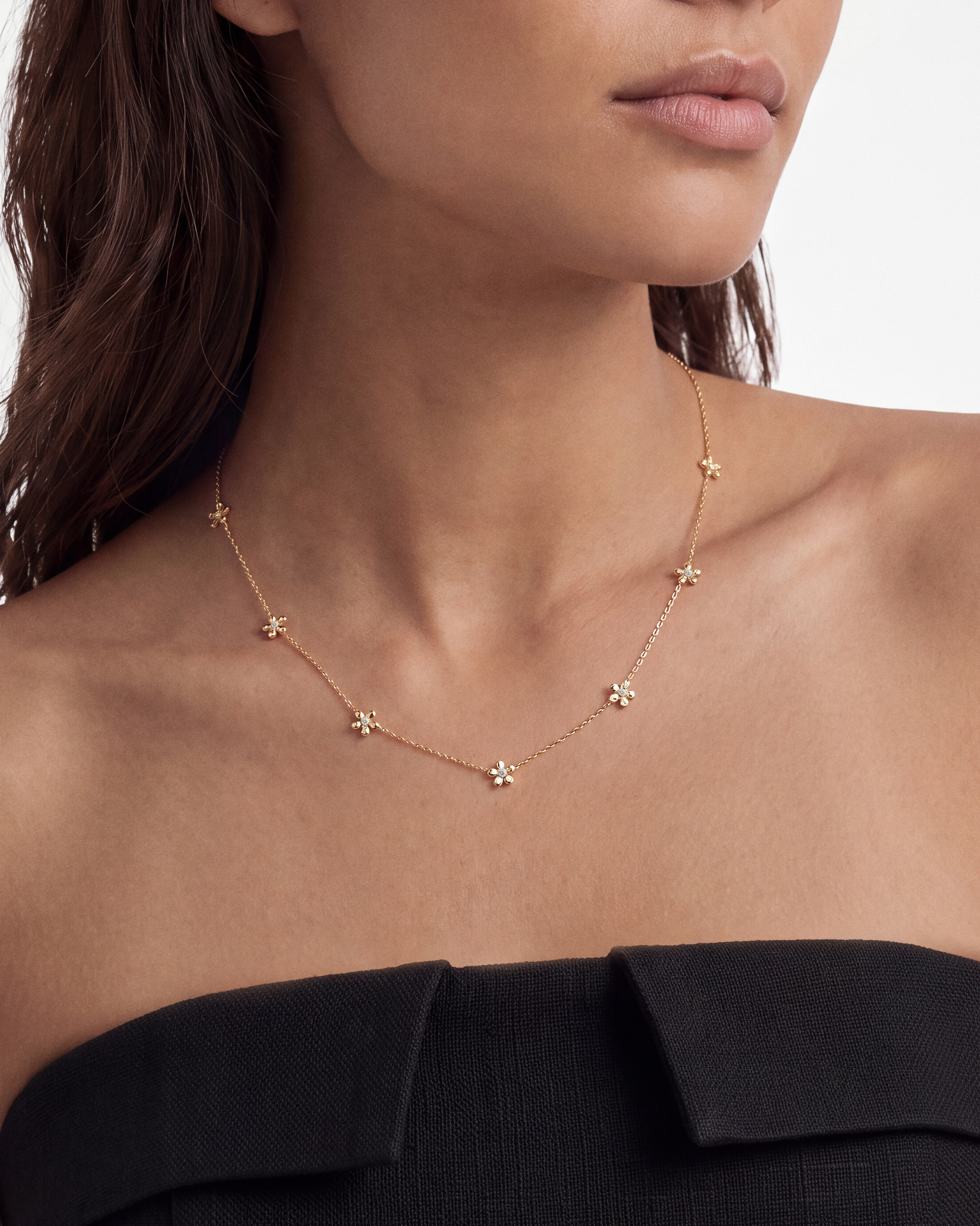 Flower Station Necklace