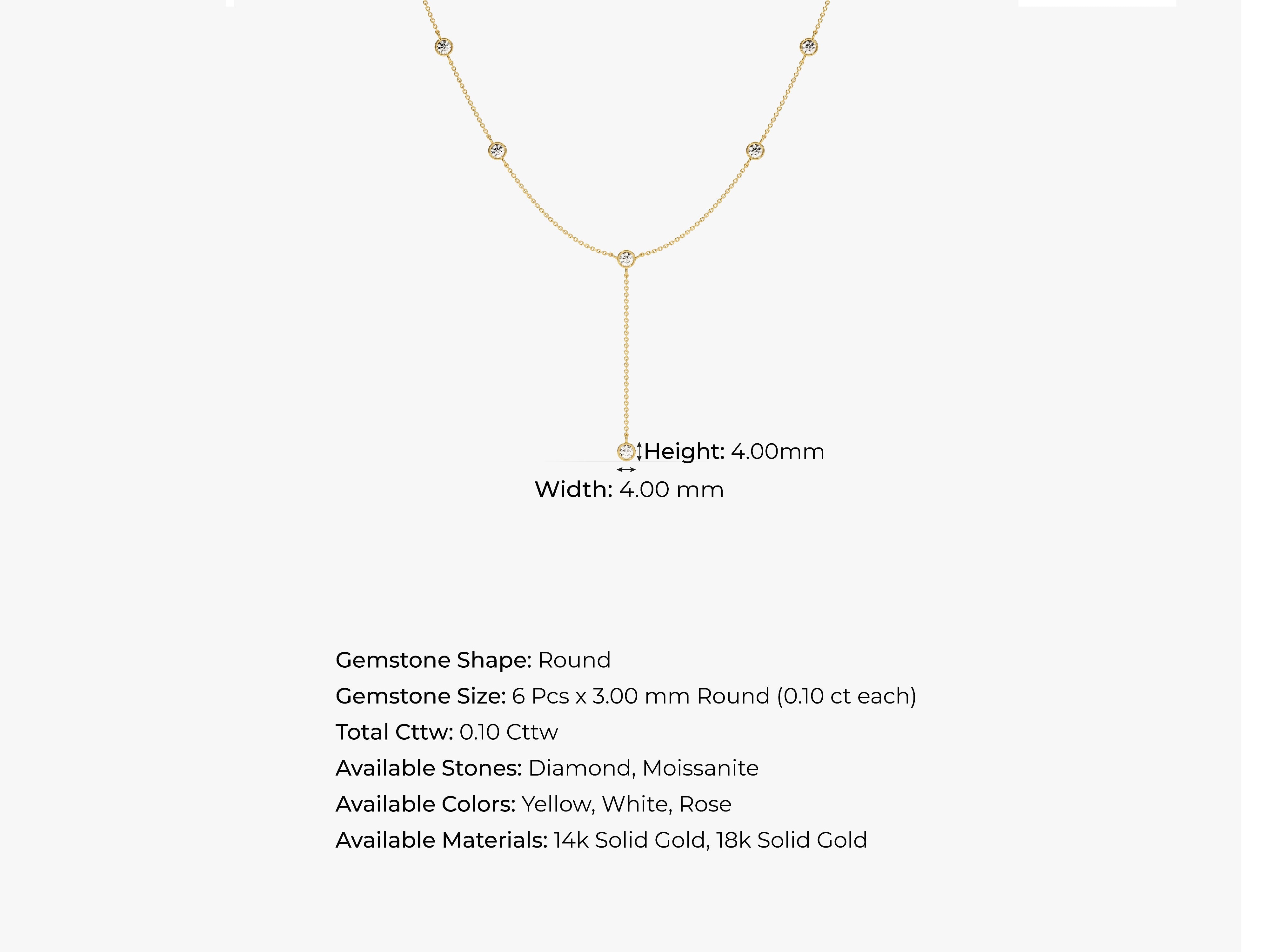 Diamond station necklace, 14k gold, minimalist jewelry