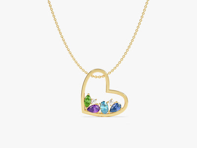 Cluster Birthstone Necklace