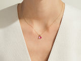 Pear Family Birthstone Necklace