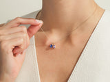Emerald Family Birthstone Necklace