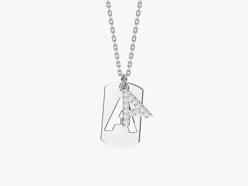 Dual Initial Necklace