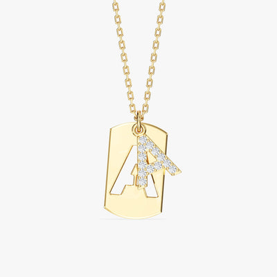 Dual Initial Necklace