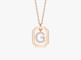 Initial Frame Necklace