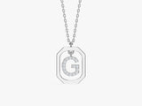 Initial Frame Necklace