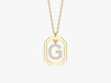 Initial Frame Necklace