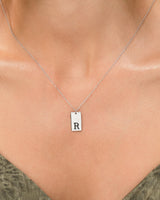 Initial Tag Necklace