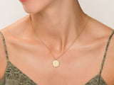 Initial Sand Necklace