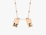 Initial Tag Necklace