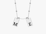 Initial Tag Necklace