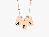 Initial Tag Necklace
