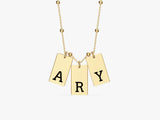 Initial Tag Necklace