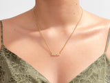 vintage rolo necklace model