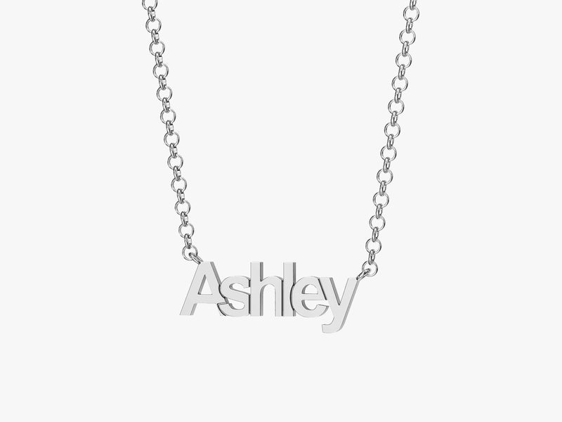 Rolo Chain Name Necklace